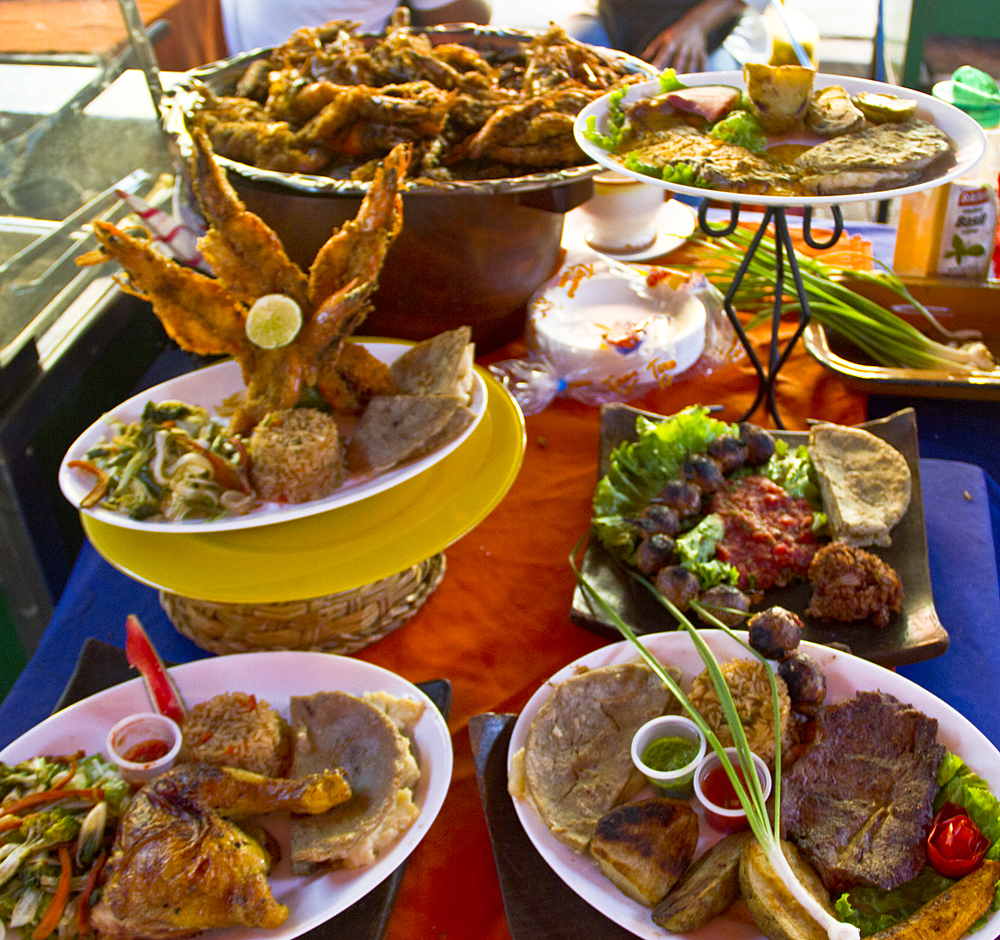Food Booth at Juayua Food Festival